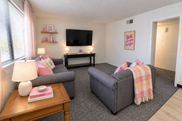 Cozy Pastel Living Room Retreat